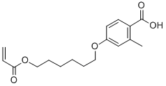 CAS#: 325976-65-6， 4-[6-(2-Acryloyloxy)Hexyloxy]-2-Methylbenzoic Acid