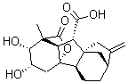 CAS#: 32630-92-5， 2beta,3beta,4aalpha-Trihydroxy-1beta-Methyl-8-Methylenegibbane-1alpha,10beta-Dicarboxylic Acid 1,4alpha-Lactone
