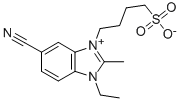 CAS#: 32634-35-8， 5-Cyano-1-Ethyl-2-Methyl-3-(4-Sulfobutyl)Benzimidazolium betaine