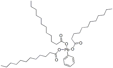 CAS 登录号：3268-27-7， (二(月桂酰氧基)-苯基铅烷)月桂酸酯