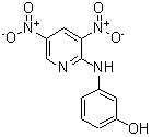 CAS#: 326899-75-6， 3-[(3,5-Dinitro-2-Pyridinyl)Amino]Phenol
