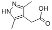 structure of CAS# 32701-75-0, 2-(3,5-Dimethyl-1H-Pyrazol-4-Yl)Acetate;2-(3,5-Dimethyl-1H-Pyrazol-4-Yl)Ethanoate;Zinc02707791