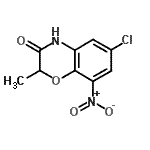 CAS#: 327026-91-5， 6-Chloro-2-Methyl-8-Nitro-2H-1,4-Benzoxazin-3(4H)-One