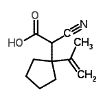 CAS#: 327050-05-5， Cyano(1-Isopropenylcyclopentyl)Acetic Acid