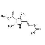 CAS#: 327168-03-6， Methyl 5-[(E)-(Carbamothioylhydrazono)Methyl]-2,4-Dimethyl-1H-Pyrrole-3-Carboxylate