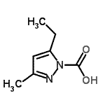 CAS#: 328026-08-0， 5-Ethyl-3-Methyl-1H-Pyrazole-1-Carboxylic Acid