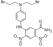 CAS#: 32869-03-7， 5-[[4-(Bis(2-Bromoethyl)Amino)Phenyl]Amino]-2,4-Dinitrobenzamide