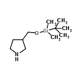 CAS#: 328956-39-4， 3-({[Dimethyl(2-Methyl-2-Propanyl)Silyl]Oxy}Methyl)Pyrrolidine
