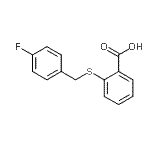 CAS#: 329063-99-2， 2-[(4-Fluorobenzyl)Sulfanyl]Benzoic Acid