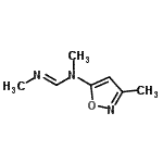 CAS#: 329267-83-6， N,N'-Dimethyl-N-(3-methyl-1,2-oxazol-5-yl)imidoformamide