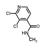 CAS#: 329794-24-3， 2,3-Dichloro-N-Methylisonicotinamide