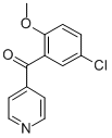 CAS#: 329947-10-6， (5-Chloro-2-Methoxyphenyl)-4-Pyridinyl-Methanone