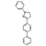 CAS#: 3314-45-2， 3-(4-Biphenylyl)-1-Phenyl-4,5-Dihydro-1H-Pyrazole