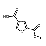 CAS#: 33148-86-6， 5-Acetyl-3-Thiophenecarboxylic Acid