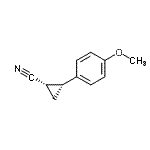 CAS#: 331941-39-0， (1S,2R)-2-(4-Methoxyphenyl)Cyclopropanecarbonitrile