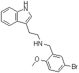 CAS 登录号：331970-54-8， N-(5-溴-2-甲氧基苄基)-2-(1H-吲哚-3-基)乙胺