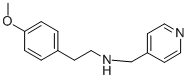 结构式 CAS# 331970-72-0, [2-(4-甲氧基-苯基)-乙基]-吡啶-4-甲胺