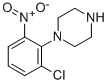 structure of CAS# 332023-12-8, 1-(2-Chloro-6-Nitrophenyl)Piperazine;1-(2-Chloro-6-Nitrophenyl)Piperazine(SALTDATA: FREE);3-Chloro-2-(Piperazin-1-Yl)Nitrobenzene;1-(2-CHLORO-6-NITROPHENYL)PIPERAZINE