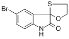 CAS#: 332073-50-4， 5-Bromo-3,3-(Ethyleneoxothio)-1,3-Dihydro-Indole-2-One