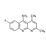 CAS#: 332160-57-3， 7-Fluoro-2,4-Dimethylbenzo[b][1,8]Naphthyridin-5-Amine