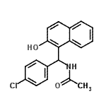 CAS#: 332174-65-9， N-[(4-Chlorophenyl)(2-Hydroxy-1-Naphthyl)Methyl]Acetamide