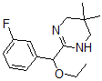 CAS 登录号：33236-09-8， 2-[乙氧基-(3-氟苯基)甲基]-5,5-二甲基-4,6-二氢-1H-嘧啶