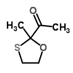 CAS#: 33266-06-7， 1-(2-Methyl-1,3-Oxathiolan-2-Yl)Ethanone
