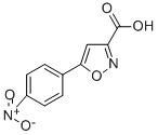 structure of CAS# 33282-25-6, 5-(4-Nitrophenyl)Isoxazole-3-Carboxylic Acid