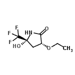 CAS#: 333339-80-3， (3R,5R)-3-Ethoxy-5-Hydroxy-5-(Trifluoromethyl)-2-Pyrrolidinone