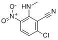structure of CAS# 333458-39-2, 6-Chloro-2-Methylamino-3-Nitrobenzonitrile;6-Chloro-2-Methylamino-3-Nitrobenzonitrile