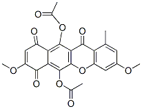 CAS#: 33390-28-2， (6-Acetyloxy-3,8-Dimethoxy-1-Methyl-7,10,12-Trioxobenzo[b]Xanthen-11-Yl) Acetate