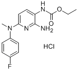 CAS#: 33400-45-2， Ethyl N-[2-Amino-6-[(4-Fluorophenyl)Methylamino]Pyridin-3-Yl]Carbamate Hydrochloride