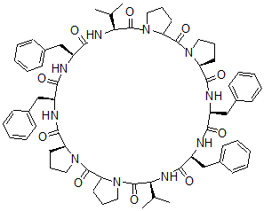 CAS#: 33426-38-9， 1-De-L-Alanine-3alpha-Endo-L-Valine-Antamanide
