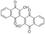 结构式 CAS# 33440-64-1, 联-指甲花醌
