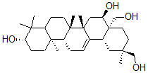 CAS#: 3345-34-4， (3S,6aR,6bS,8R,8aS,11R,12aR,14aR,14bR)-8a,11-Bis(Hydroxymethyl)-4,4,6a,6b,11,14b-Hexamethyl-1,2,3,4a,5,6,7,8,9,10,12,12a,14,14a-Tetradecahydropicene-3,8-Diol