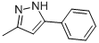 structure of CAS# 3347-62-4, 3-Methyl-5-Phenyl-1H-Pyrazole;Zinc00040046;Eu-0067663;An-308/25123039