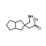 CAS#: 335458-68-9， [2-(Aminomethyl)Octahydro-2-Pentalenyl]Acetic Acid