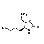 CAS#: 335627-74-2， (4S,5R)-4-Butyl-5-Methoxy-1,3-Oxazolidin-2-One