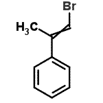 structure of CAS# 3360-53-0, (1-Bromo-1-Propen-2-Yl)Benzene