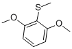 structure of CAS# 33617-67-3, 1,3-Dimethoxy-2-(Methylthio)Benzene;1,3-DIMETHOXY-2-(METHYLTHIO)BENZENE;2,6-DIMETHOXYBENZENETHIOL