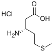 structure of CAS# 336182-07-1, L-beta-Homo-Met-OH Hydrochloride;Pentanoic  Acid,  3-Amino-5-(Methylthio)-,  Hydrochloride  (1:1),  (3R)-;D-Beta-Homomethionine-Hcl;H-Β-Homet-OH.Hcl