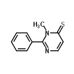 CAS 登录号：33630-23-8， 3-甲基-2-苯基-4(3H)-嘧啶硫酮