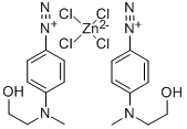 CAS 登录号：33678-73-8， 4-((2-羟基乙基)甲基氨基)-偶氮苯(T-4)-四氯锌酸盐(2-)(2:1)