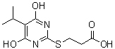 structure of CAS# 337499-88-4, 3-[(4,6-Dihydroxy-5-Isopropyl-2-Pyrimidinyl)Sulfanyl]Propanoic Acid;3-((4-hyd<wbr>roxy-5-is<wbr>opropyl-6<wbr>-oxo-1,6-<wbr>dihydropy<wbr>rimidin-2<wbr>-yl)thio)<wbr>propanoic<wbr> acid;3-(4-Hydr<wbr>oxy-5-iso<wbr>propyl-6-<wbr>oxo-1,6-d<wbr>ihydro-py<wbr>rimidin-2<wbr>-ylsulfan<wbr>yl)-propi<wbr>onic acid;3-(4-Hydr<wbr>oxy-5-iso<wbr>propyl-6-<wbr>oxo-1,6-d<wbr>ihydro-py<wbr>rimidin-2<wbr>-ylsulfan<wbr>yl)-propi<wbr>onicacid