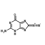 CAS#: 337536-54-6， 2-Amino-8-Diazo-1,8-Dihydro-6H-Purin-6-One