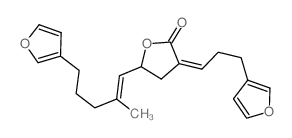 CAS#: 33762-13-9， (3Z)-5-(5-Furan-3-Yl-2-Methylpent-1-Enyl)-3-(3-Furan-3-Ylpropylidene)Oxolan-2-One