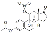 CAS#: 33767-88-3， [(8S,11S,13S,14S)-9-Hydroxy-13-Methyl-11-Nitrooxy-17-Oxo-6,7,8,11,12,14,15,16-Octahydrocyclopenta[a]Phenanthren-3-Yl] Acetate