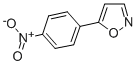 structure of CAS# 3383-42-4, 5-(4-Nitrophenyl)Isoxazole;5-(4-NITROPHENYL)ISOXAZOLE