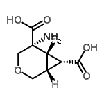 CAS#: 338468-42-1， (1R,5R,6S,7S)-5-Amino-3-Oxabicyclo[4.1.0]Heptane-5,7-Dicarboxylic Acid