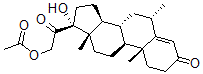 CAS#: 3386-03-6， [2-[(6S,8R,9S,10R,13S,14S,17R)-17-Hydroxy-6,10,13-Trimethyl-3-Oxo-2,6,7,8,9,11,12,14,15,16-Decahydro-1H-Cyclopenta[a]Phenanthren-17-Yl]-2-Oxoethyl] Acetate